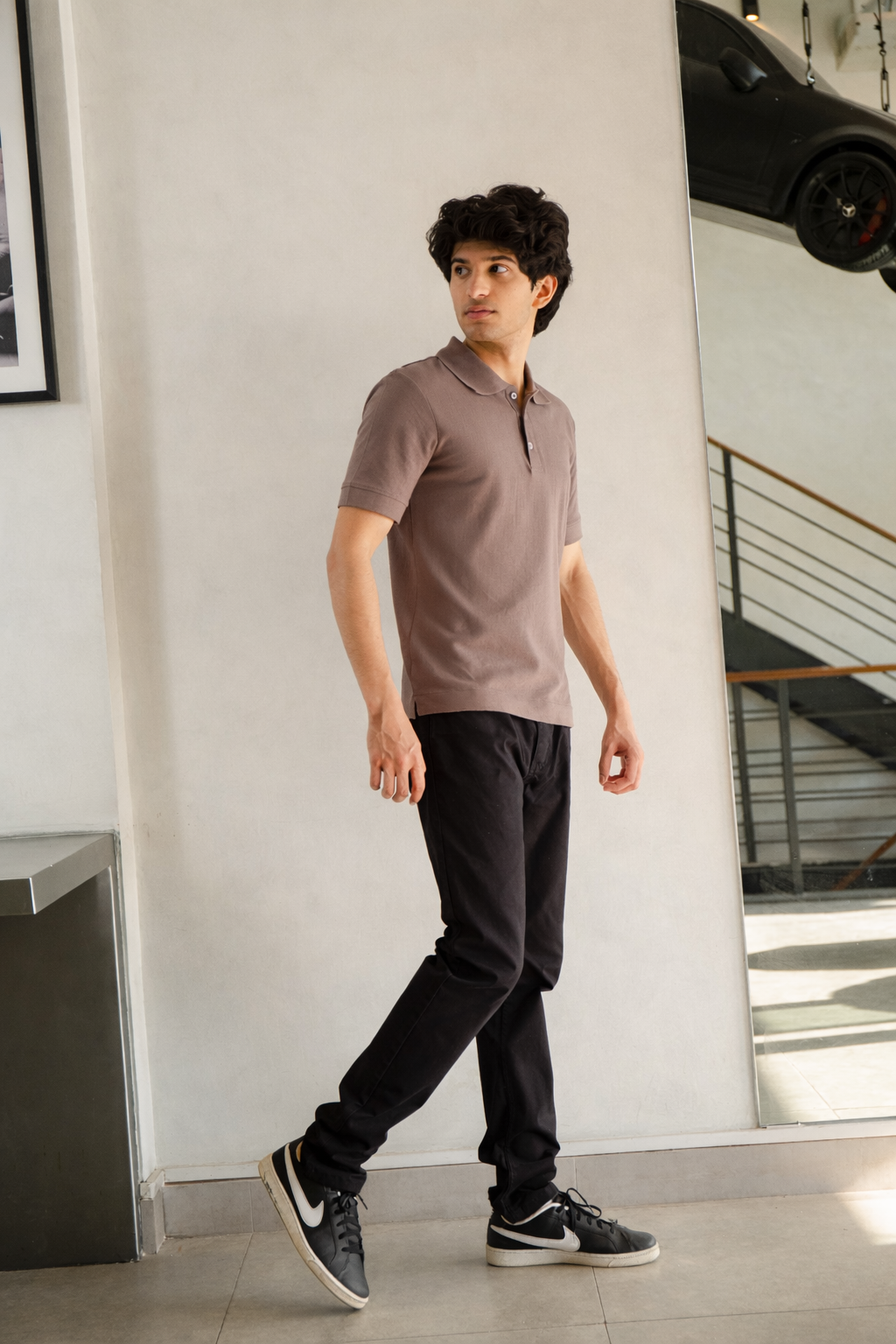 Modern Fit-Jacquard Polo