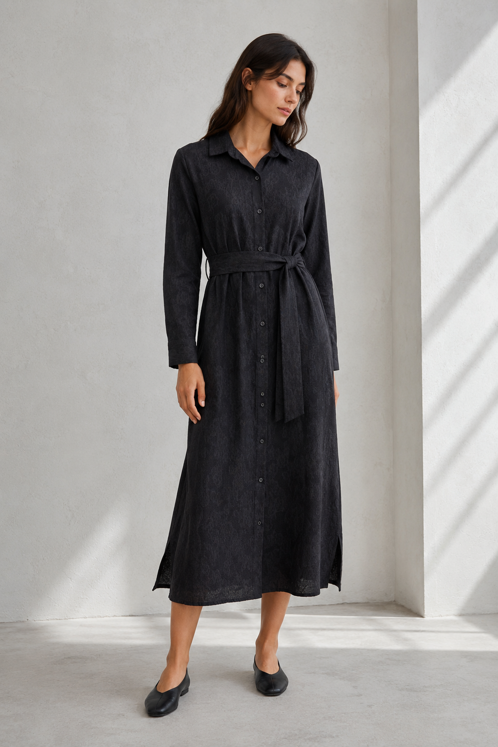 Embroidered Long Dress