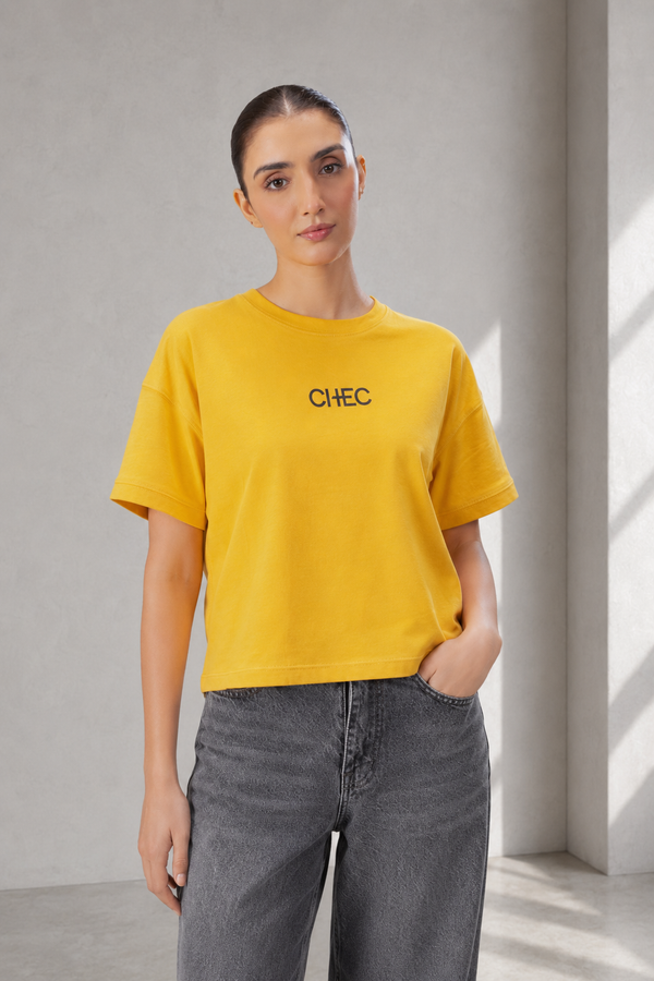 Boxy Crop Logo Tee
