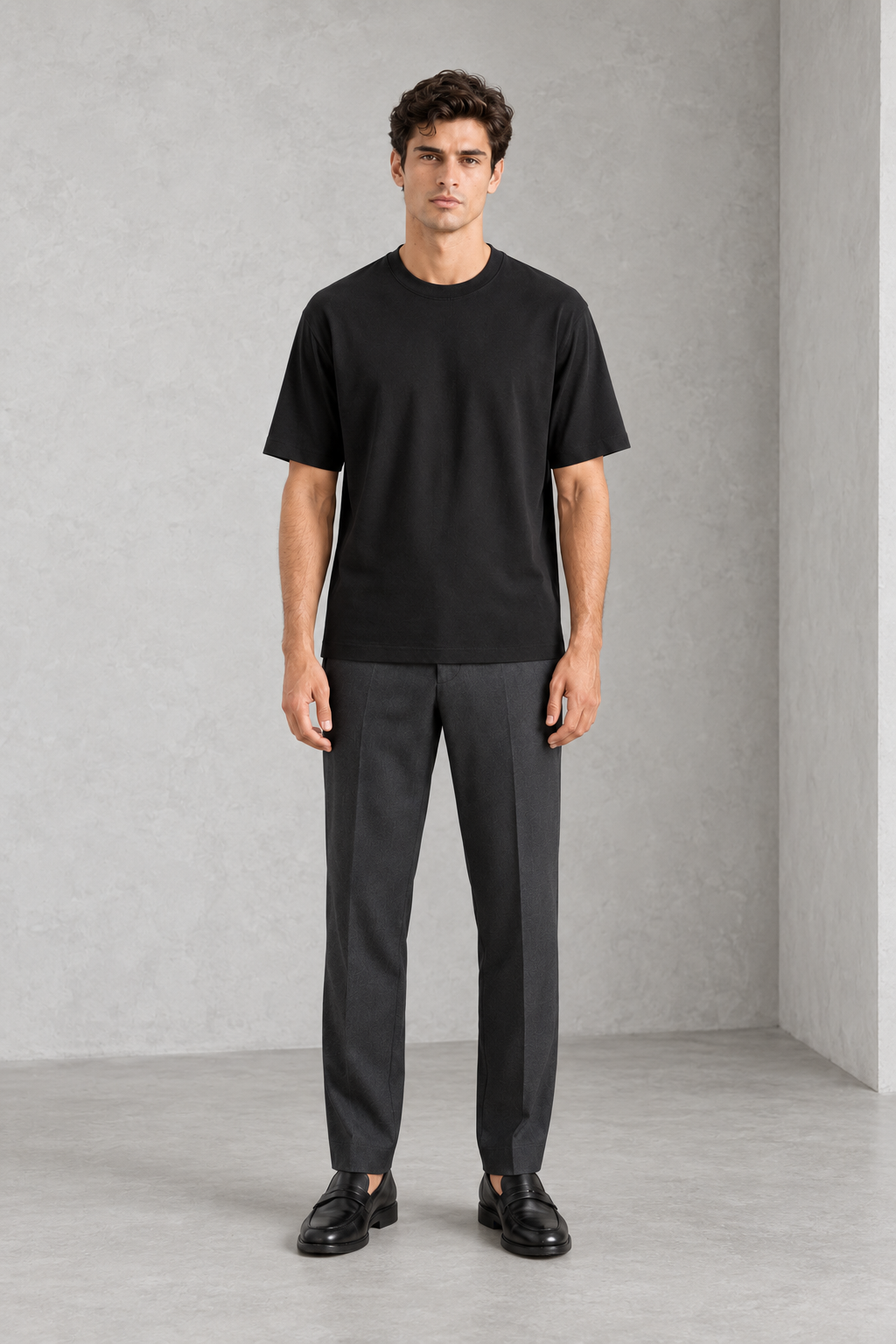 Boxy Fit-Interlock T-Shirt