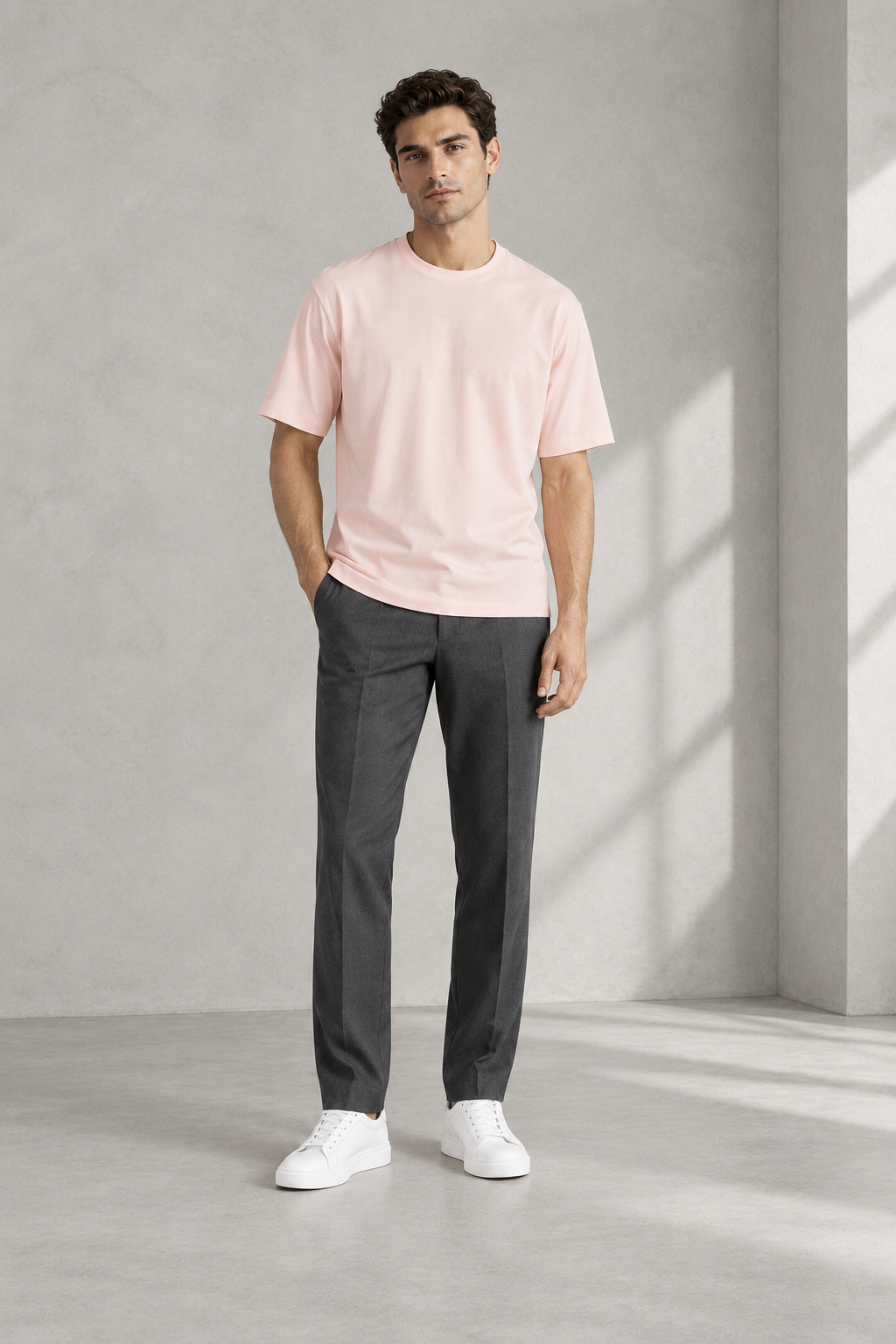 Boxy Fit-Interlock T-Shirt
