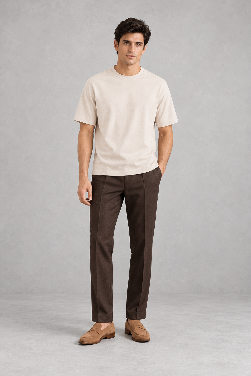 Boxy Fit-Interlock T-Shirt