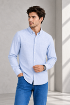 Modern fit- Cotton Blend Shirt