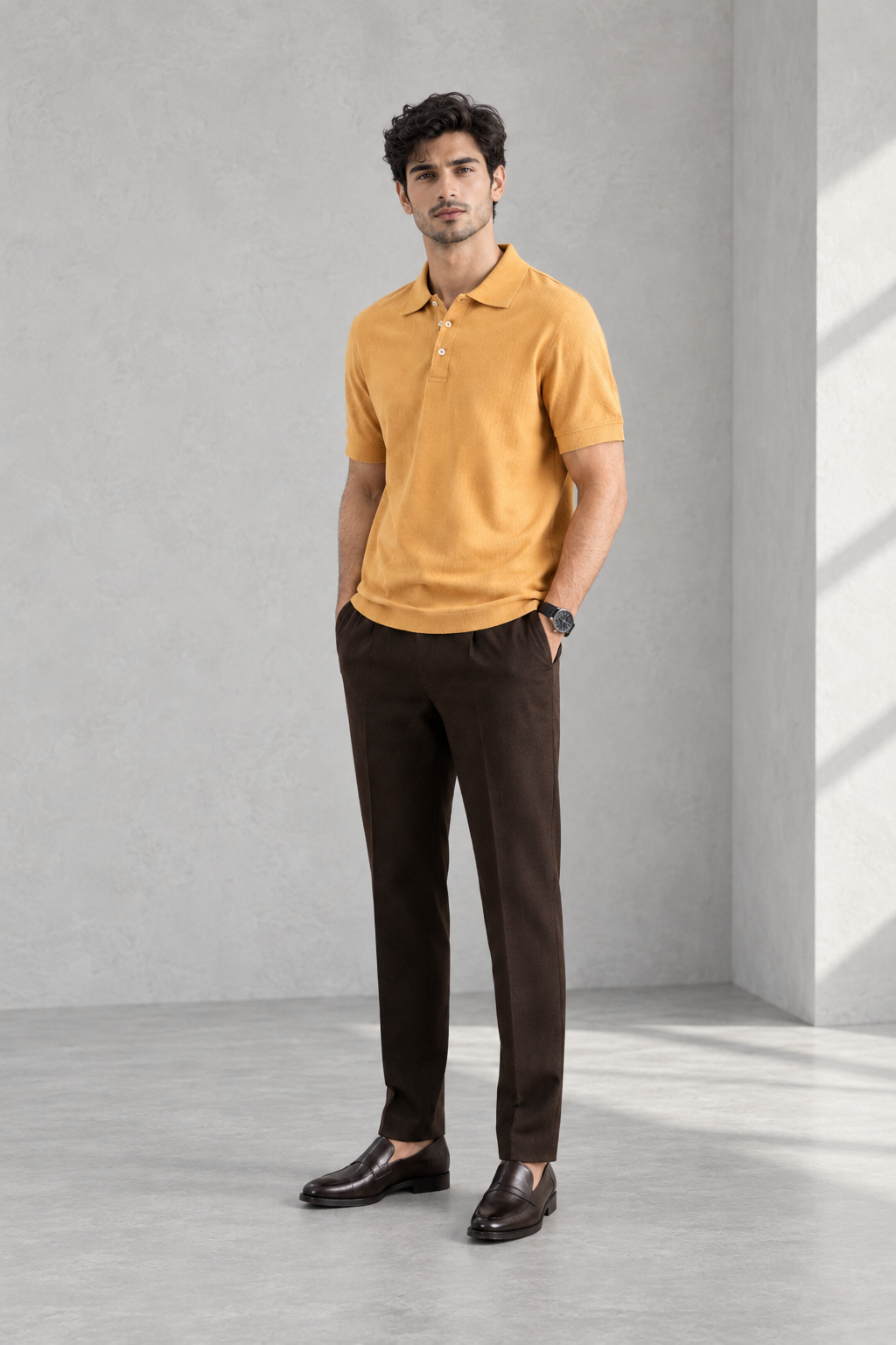 Modern Fit-Jacquard Polo
