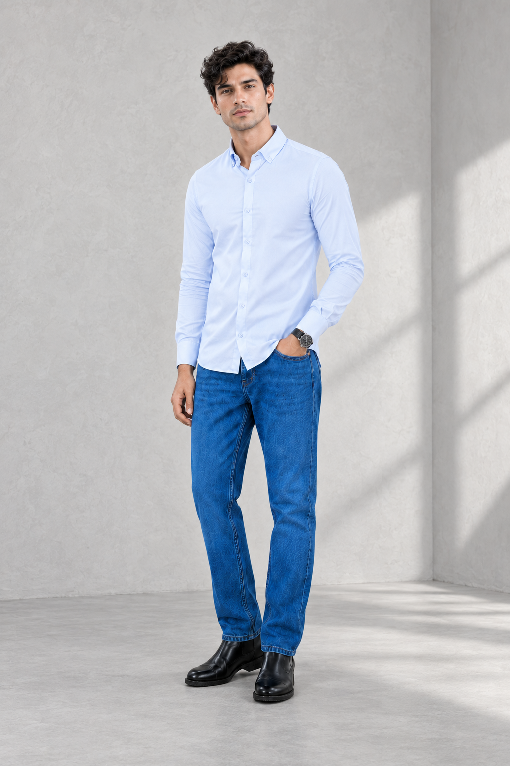 Modern fit-Premium Cotton Business Shirt