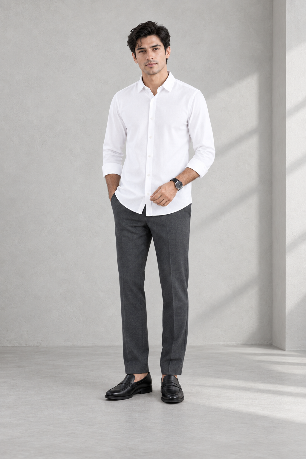 Modern fit-Premium Cotton Business Shirt