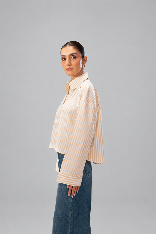 Boxy Crop Shirt