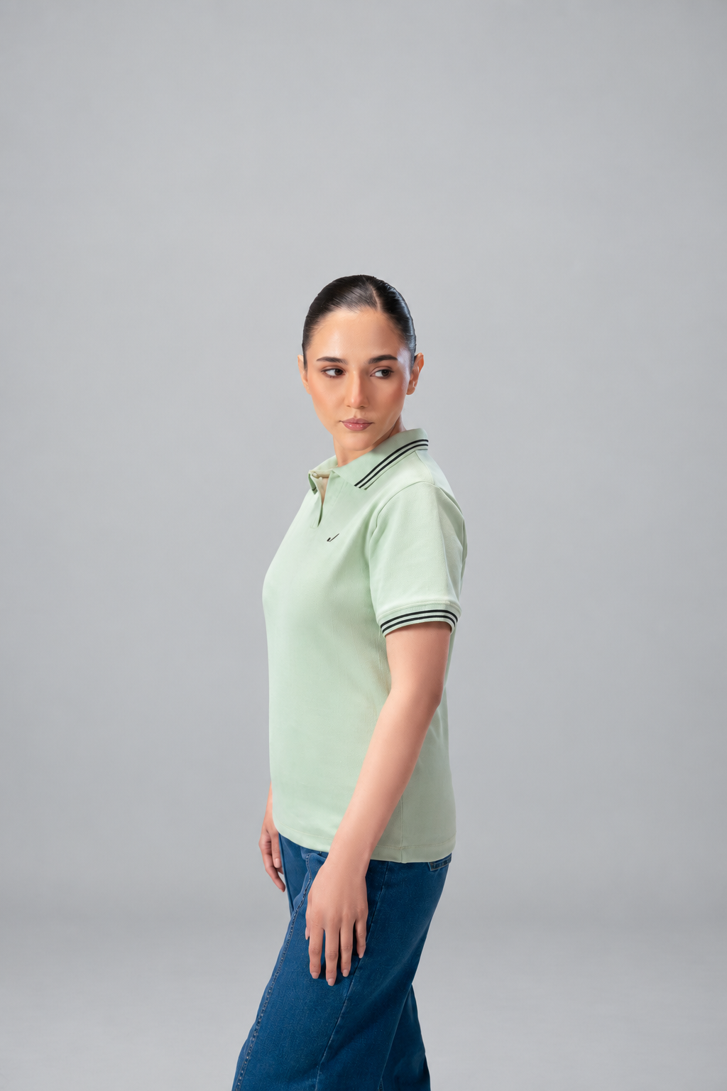 FINE-KNIT SIGANTURE POLO