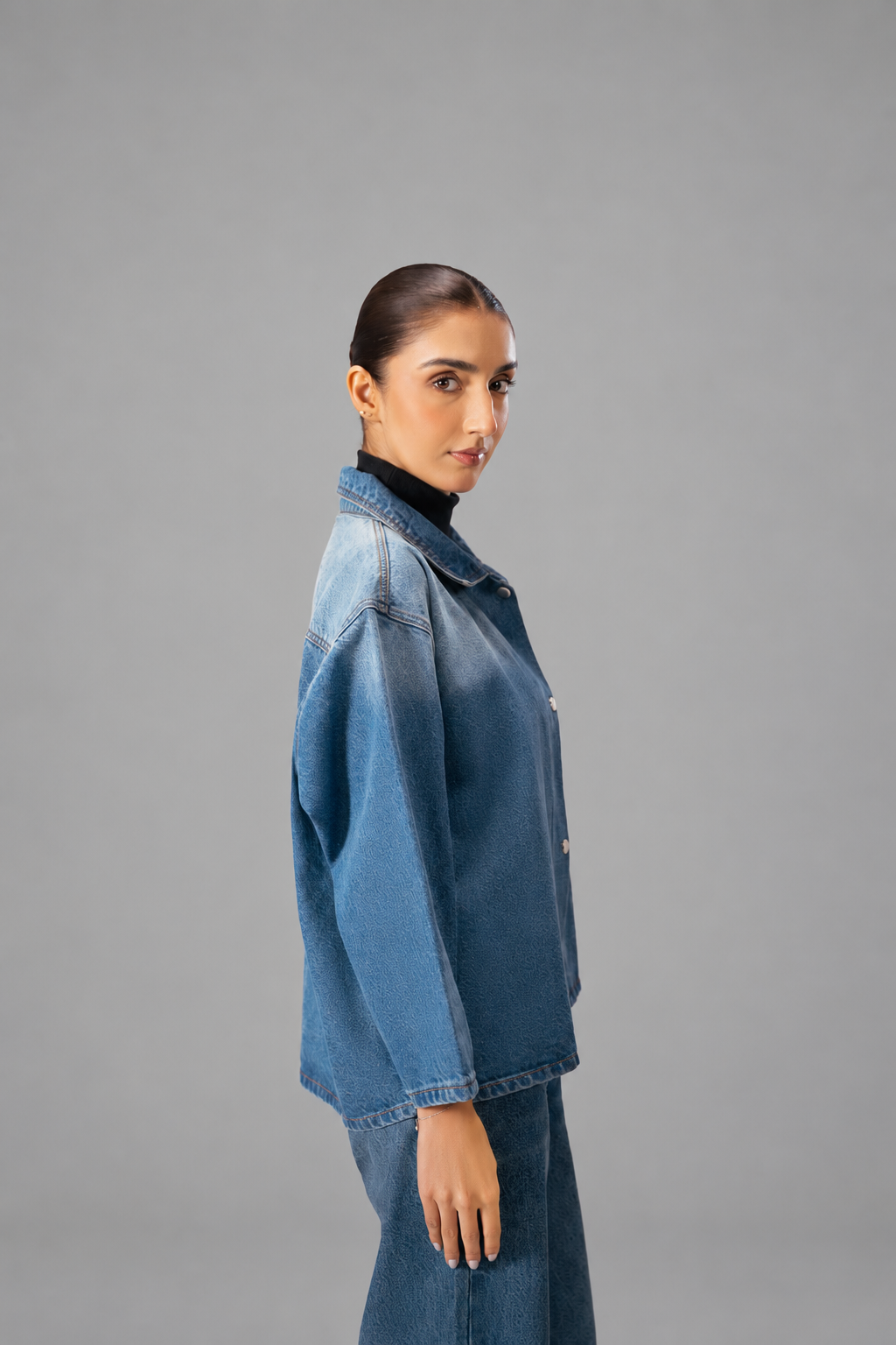 Denim Blouson jacket