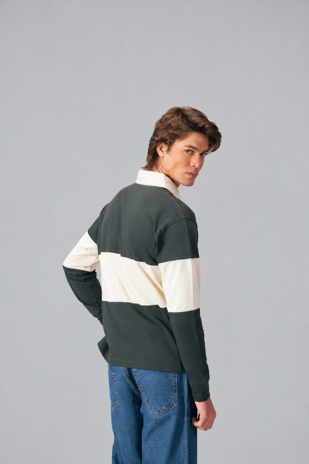 Stripe Rugby Polo