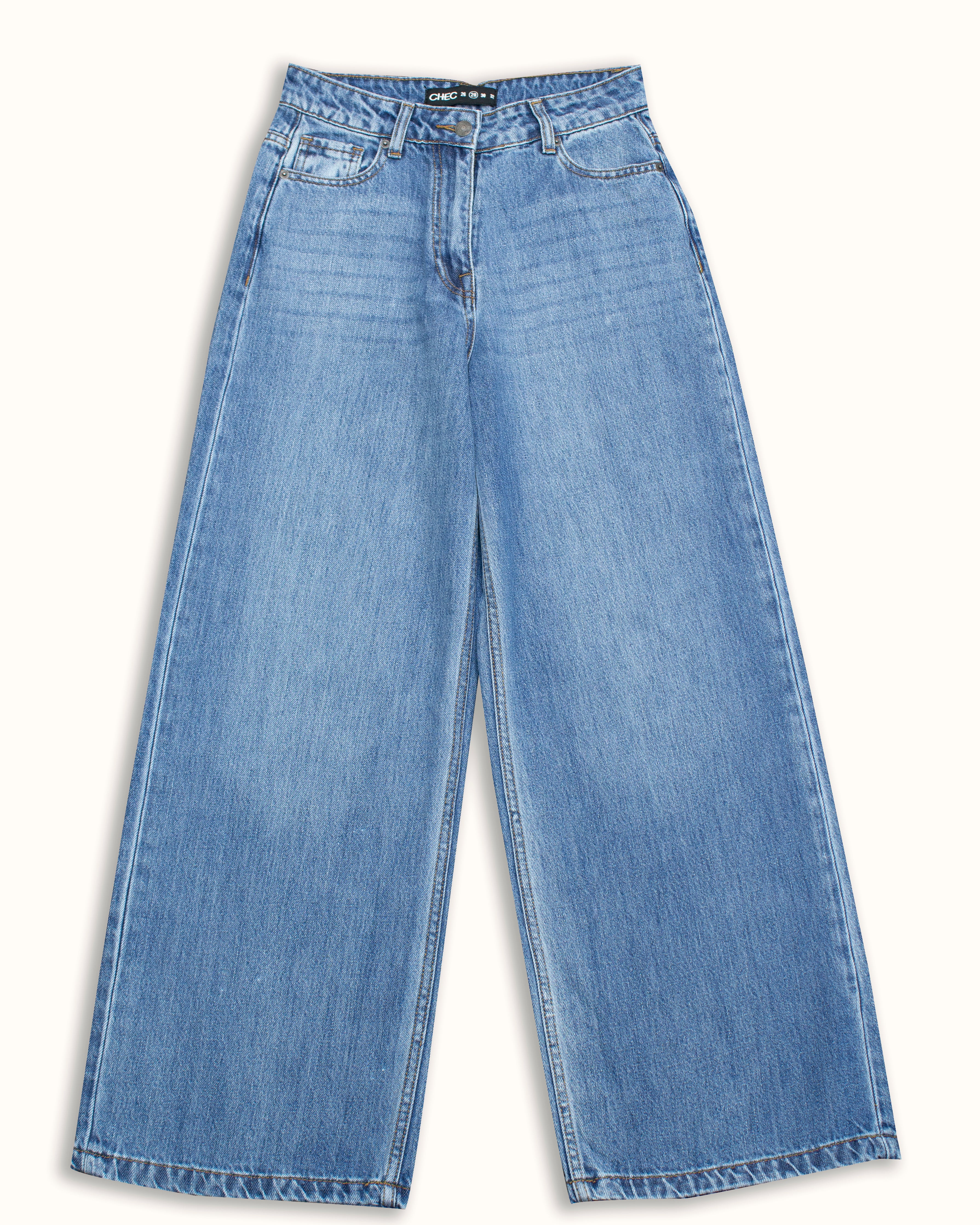 Wide Leg High-Rise Jeans