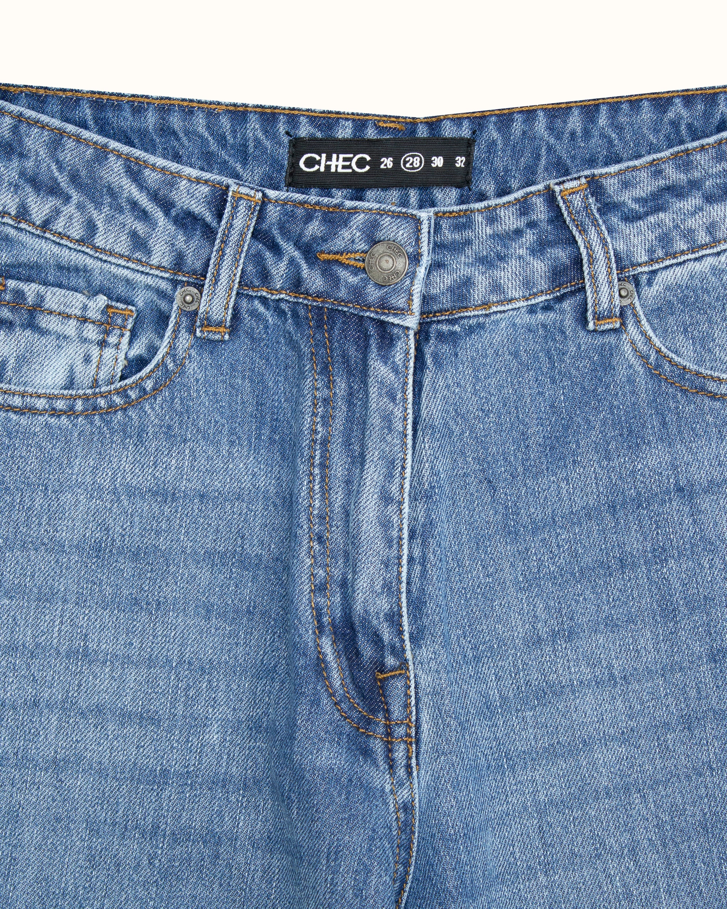 Wide Leg High-Rise Jeans