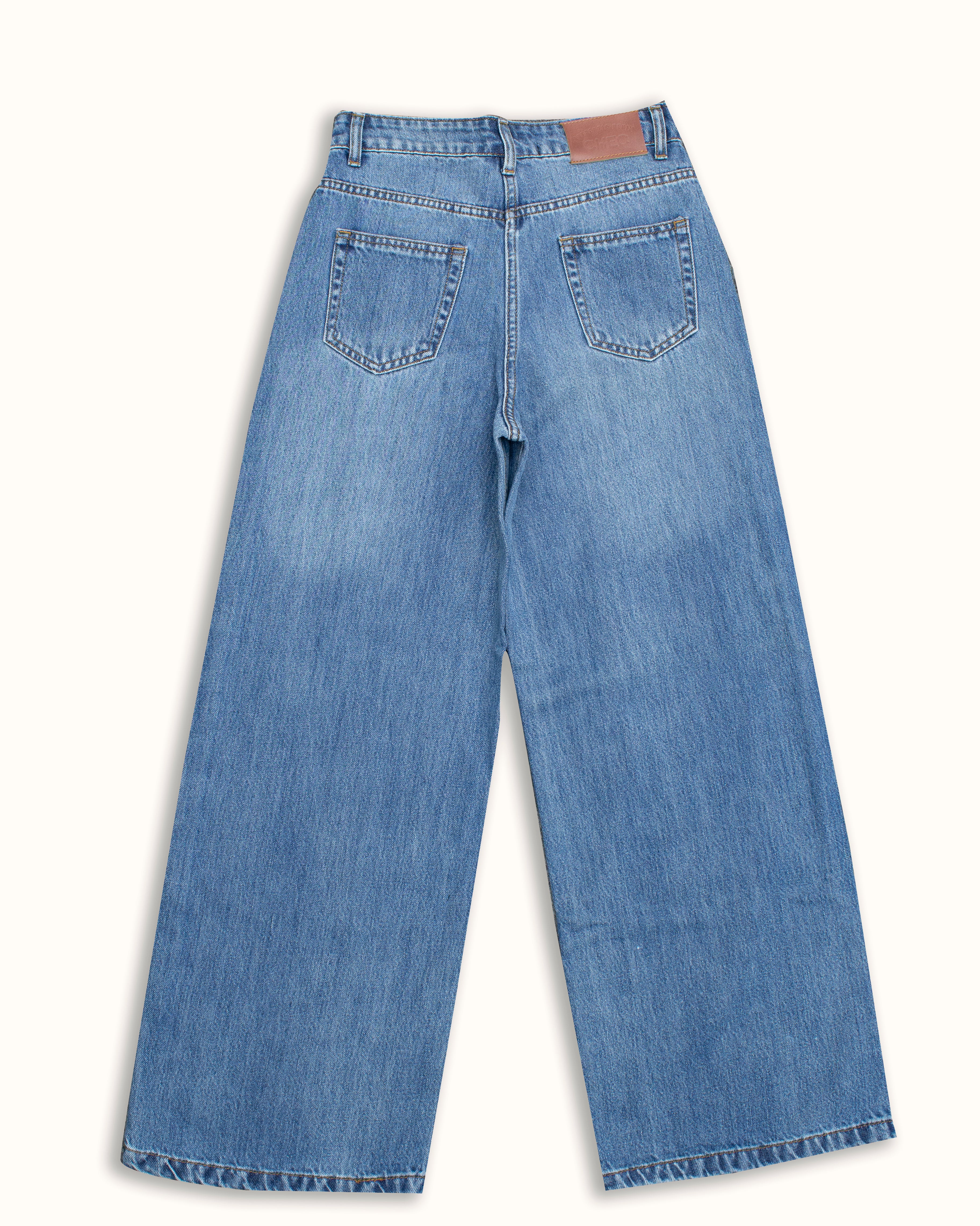 Wide Leg High-Rise Jeans