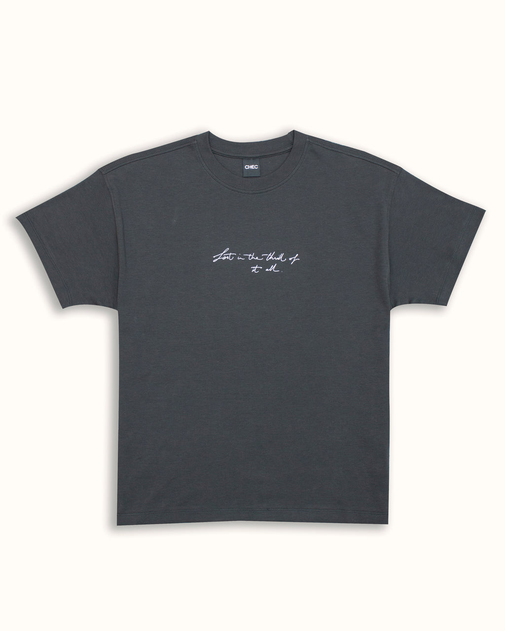 Slogan Print T-shirt