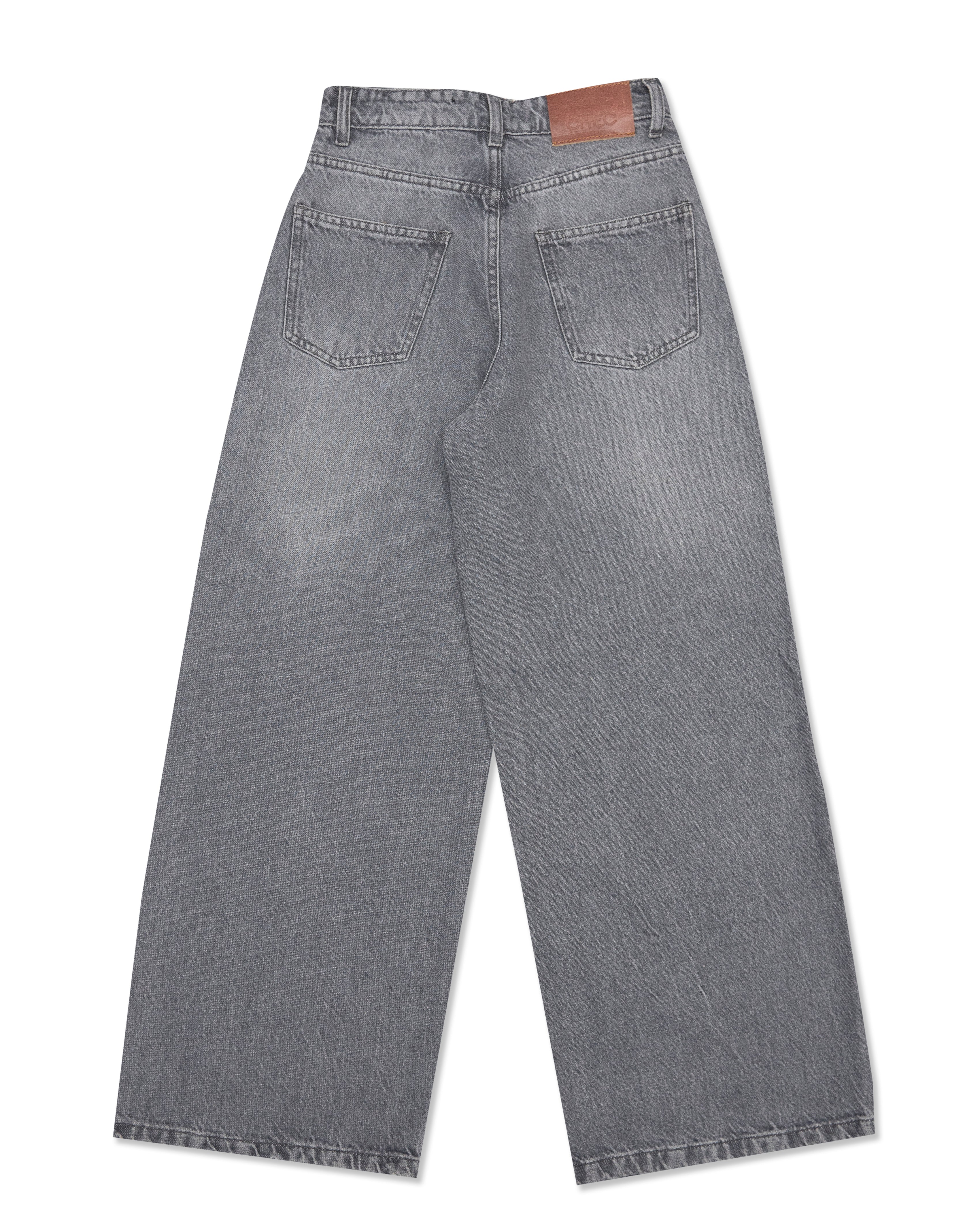 Wide Leg High Rise Jeans