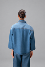 Denim Blouson jacket
