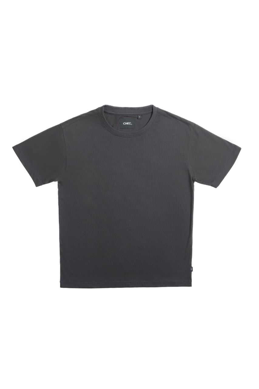 PREMIUM TEE CHARCOAL FLATLAY Black