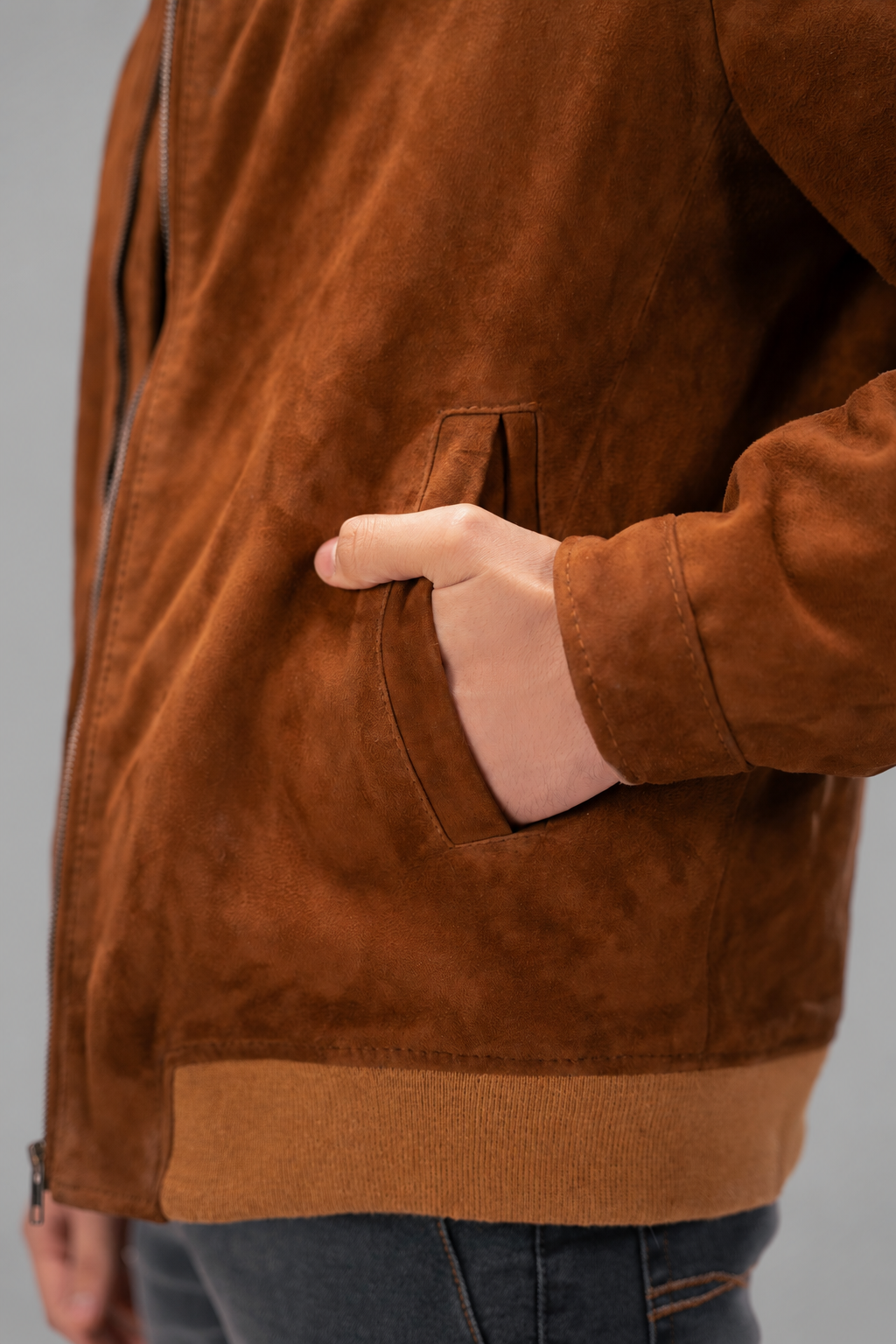 Luxury Suede Leather Jacket