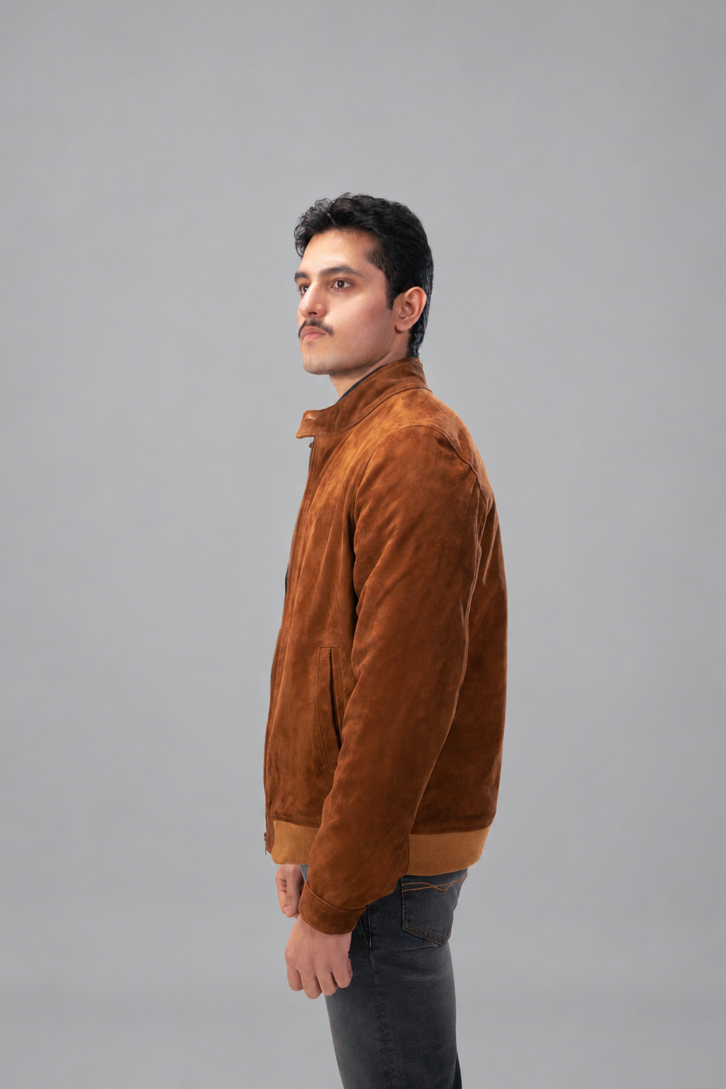 Luxury Suede Leather Jacket