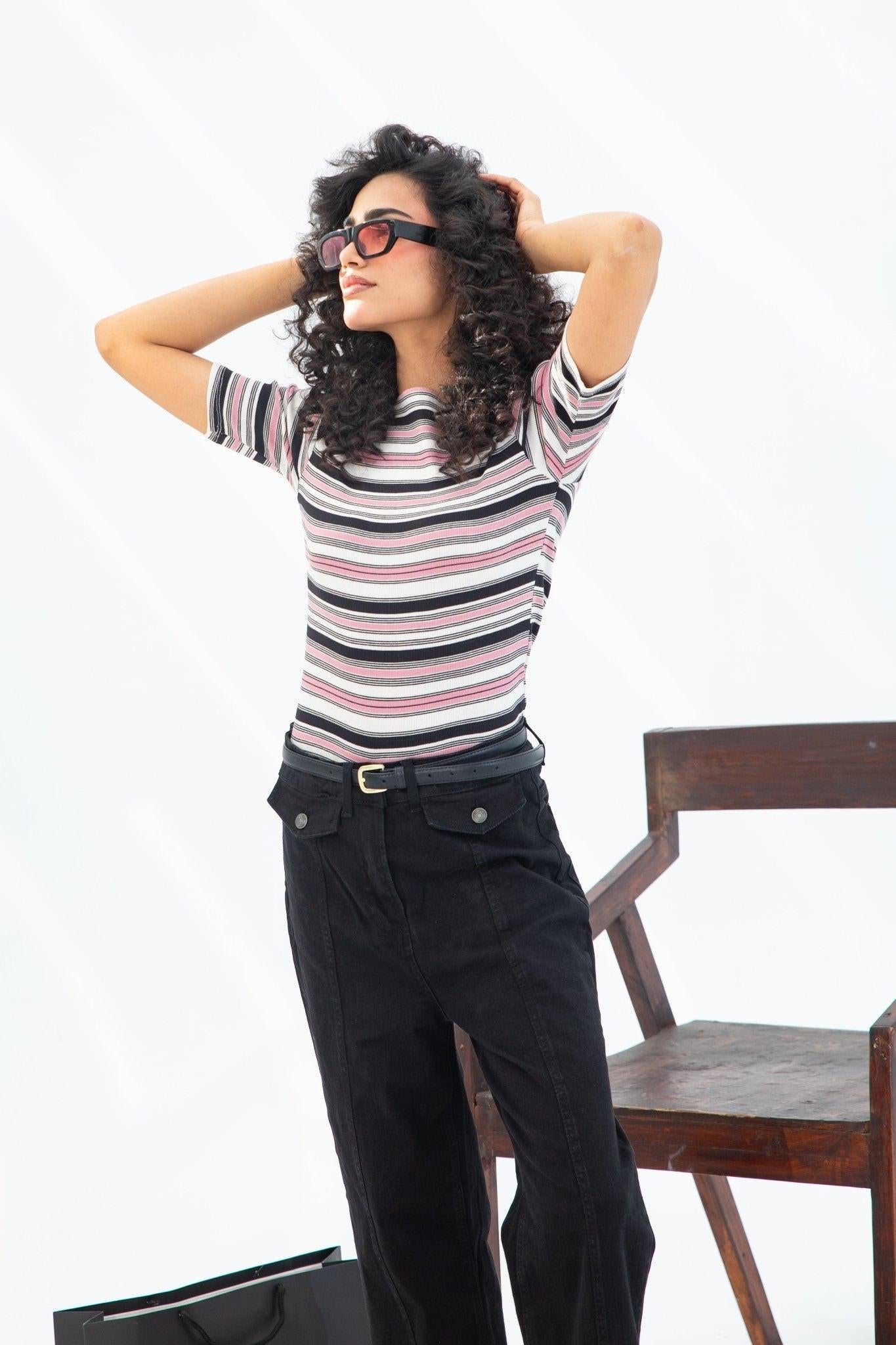 Boat Neck Tee - CHEC