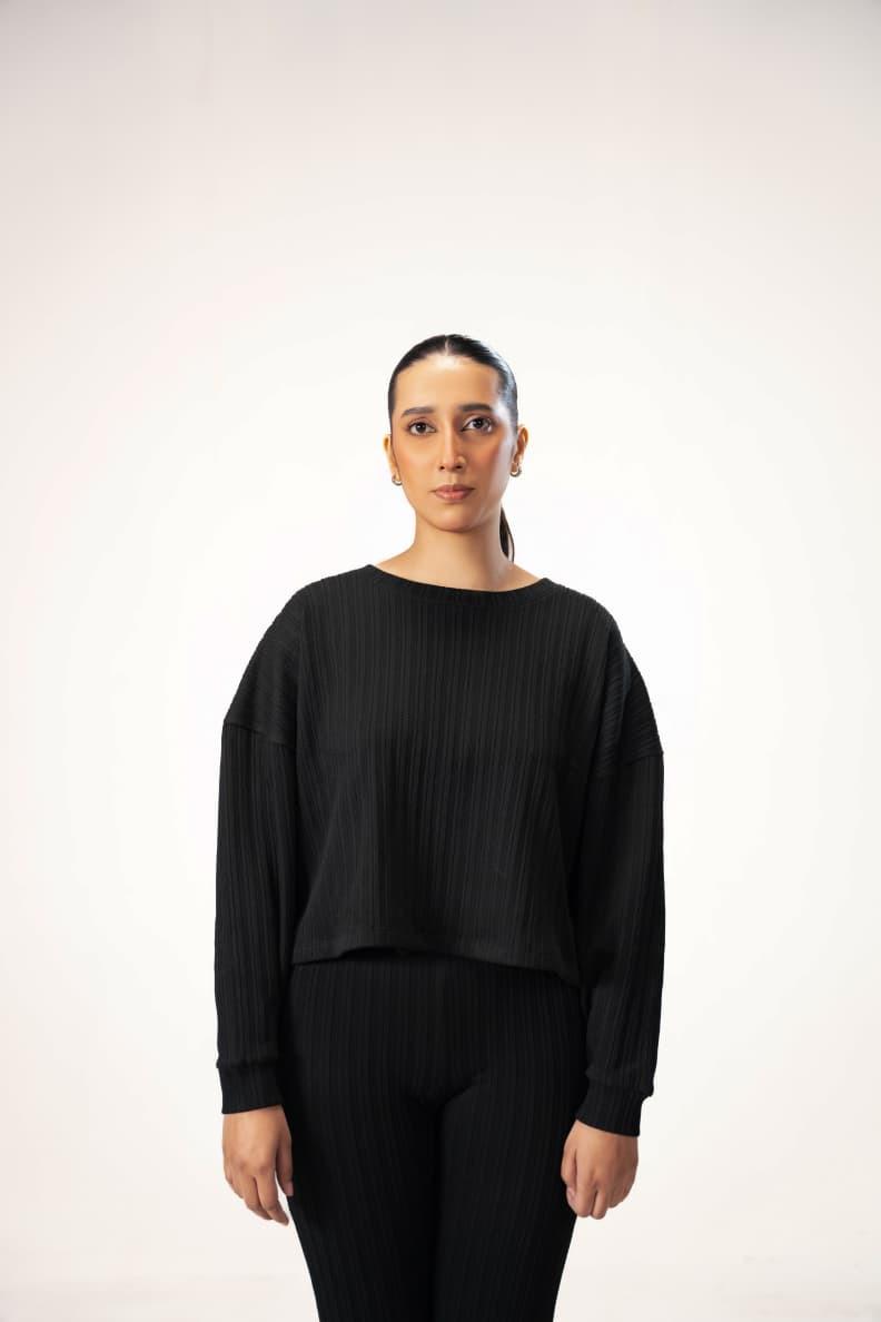 CABLE KNIT CO - ORD SET - CHEC