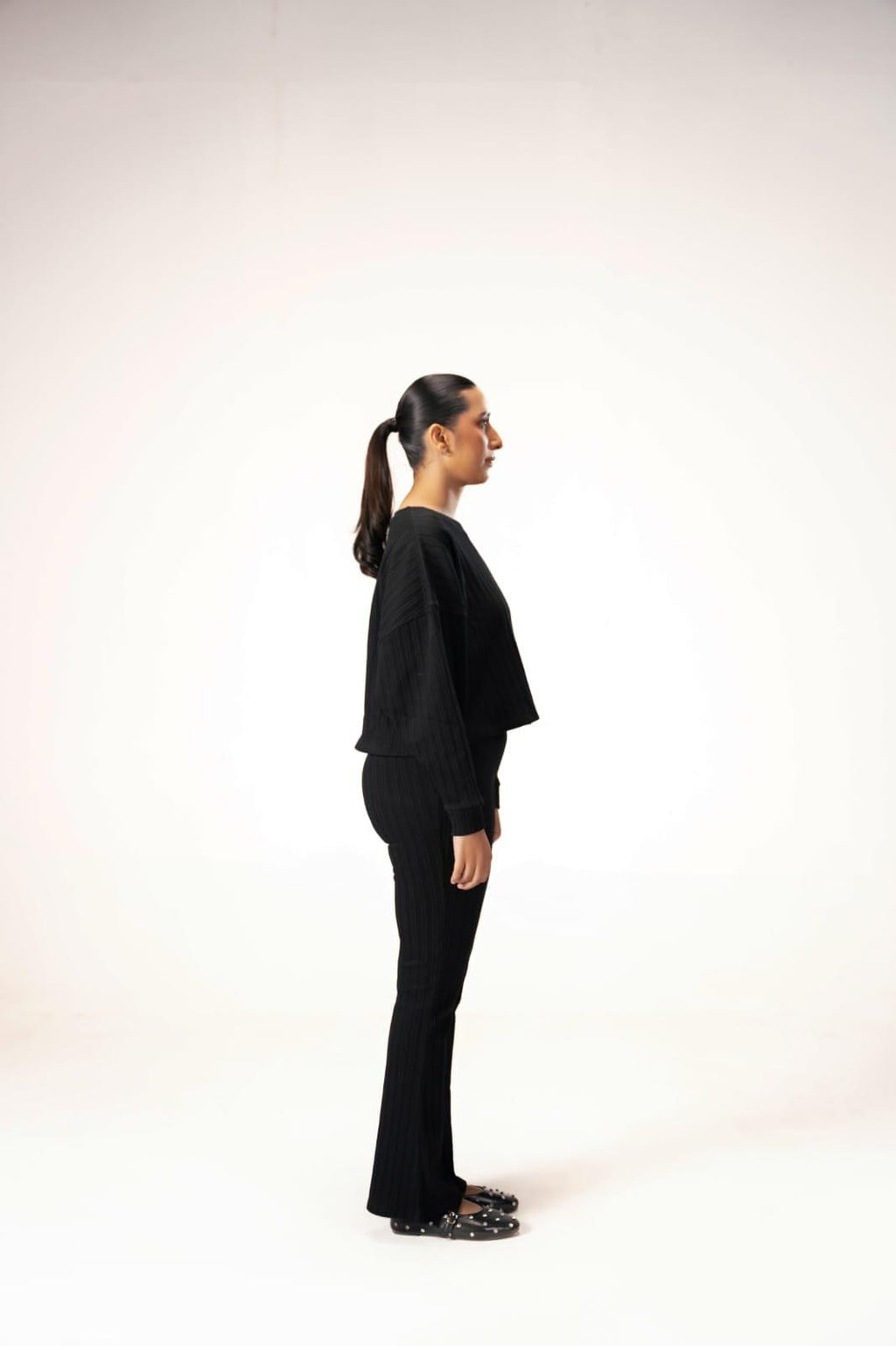 CABLE KNIT CO - ORD SET - CHEC