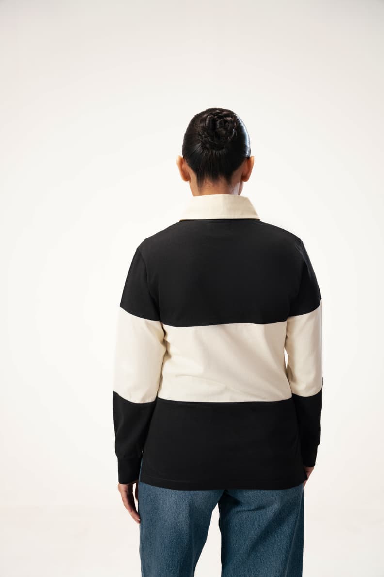 Classic Rugby Polo Closeup Logo