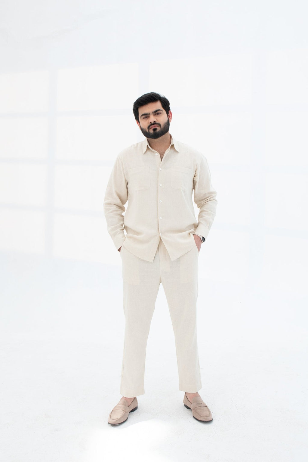 Drift Linen Trouser - CHEC
