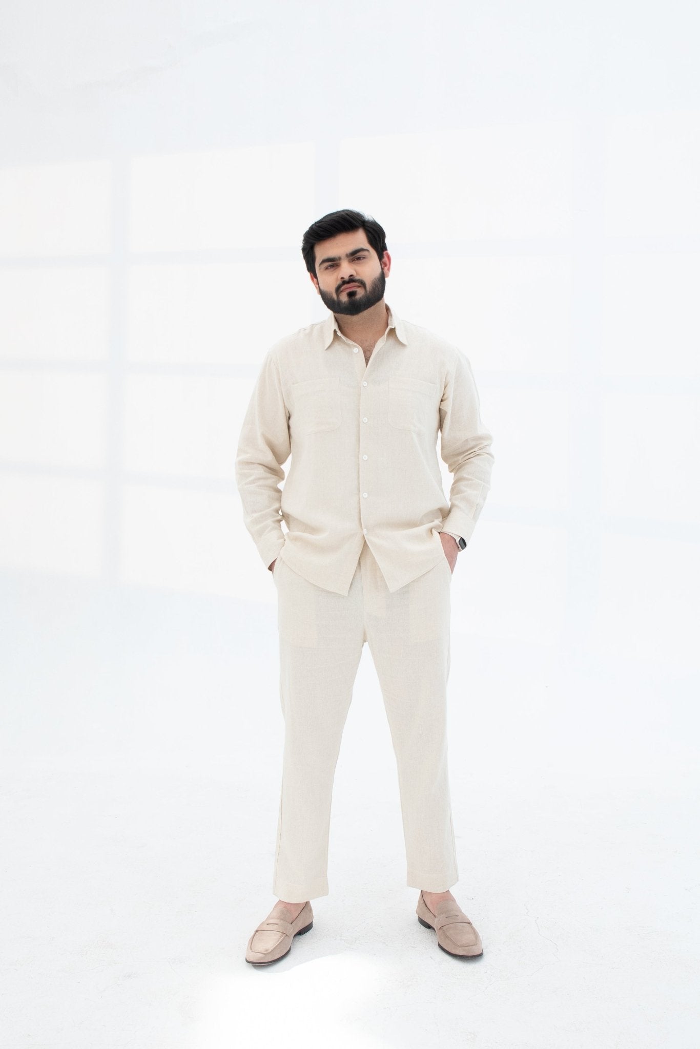Drift Linen Trouser - CHEC