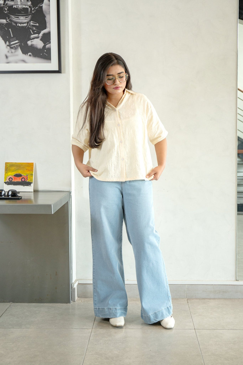 Embroidered Breezy Shirt - CHEC