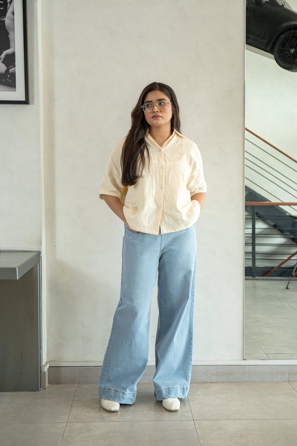 Embroidered Breezy Shirt - CHEC