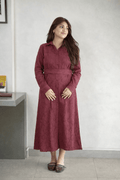 Embroidered Long Dress - CHEC