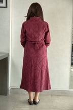 Embroidered Long Dress - CHEC
