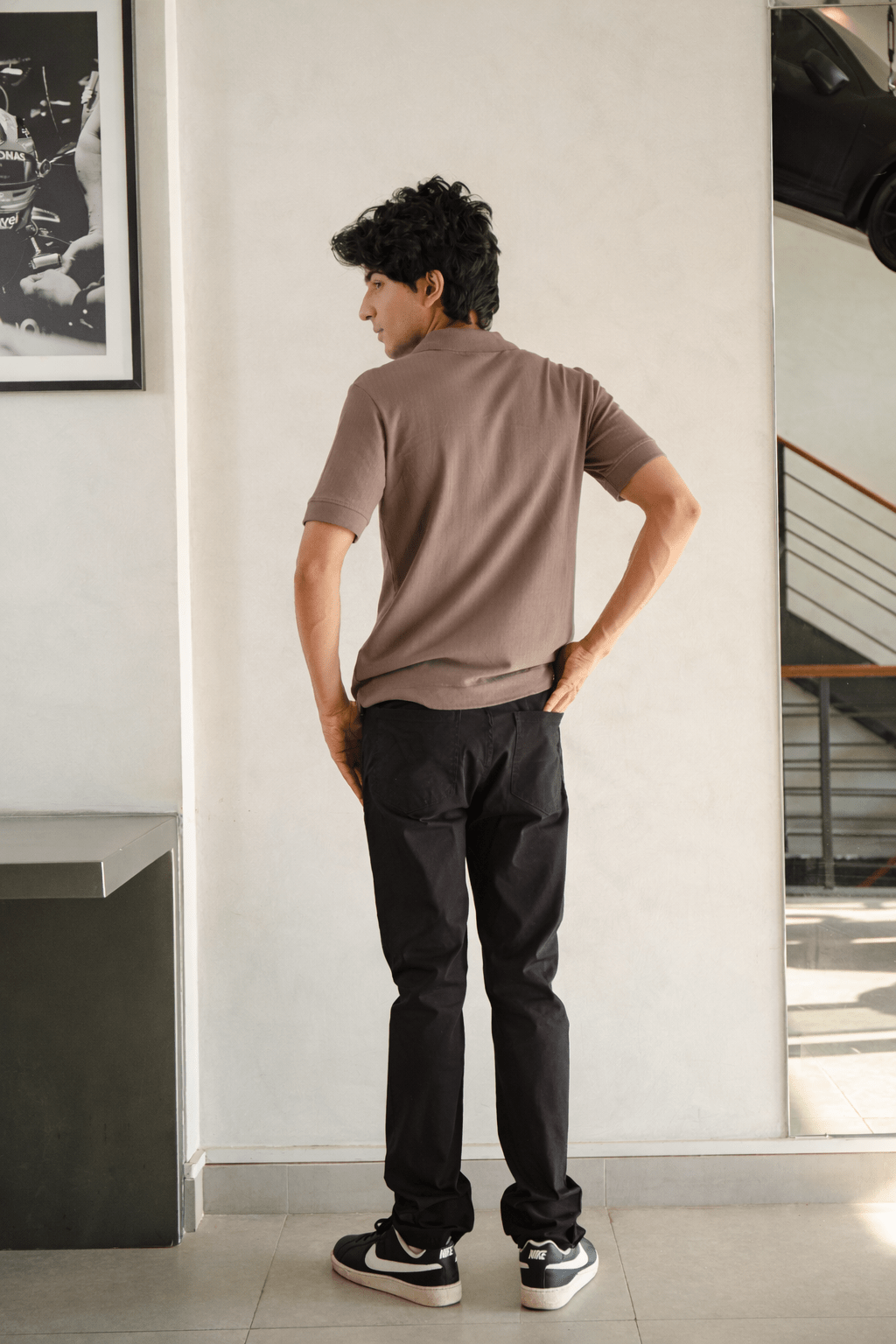 Jacquard Polo Shirt - CHEC