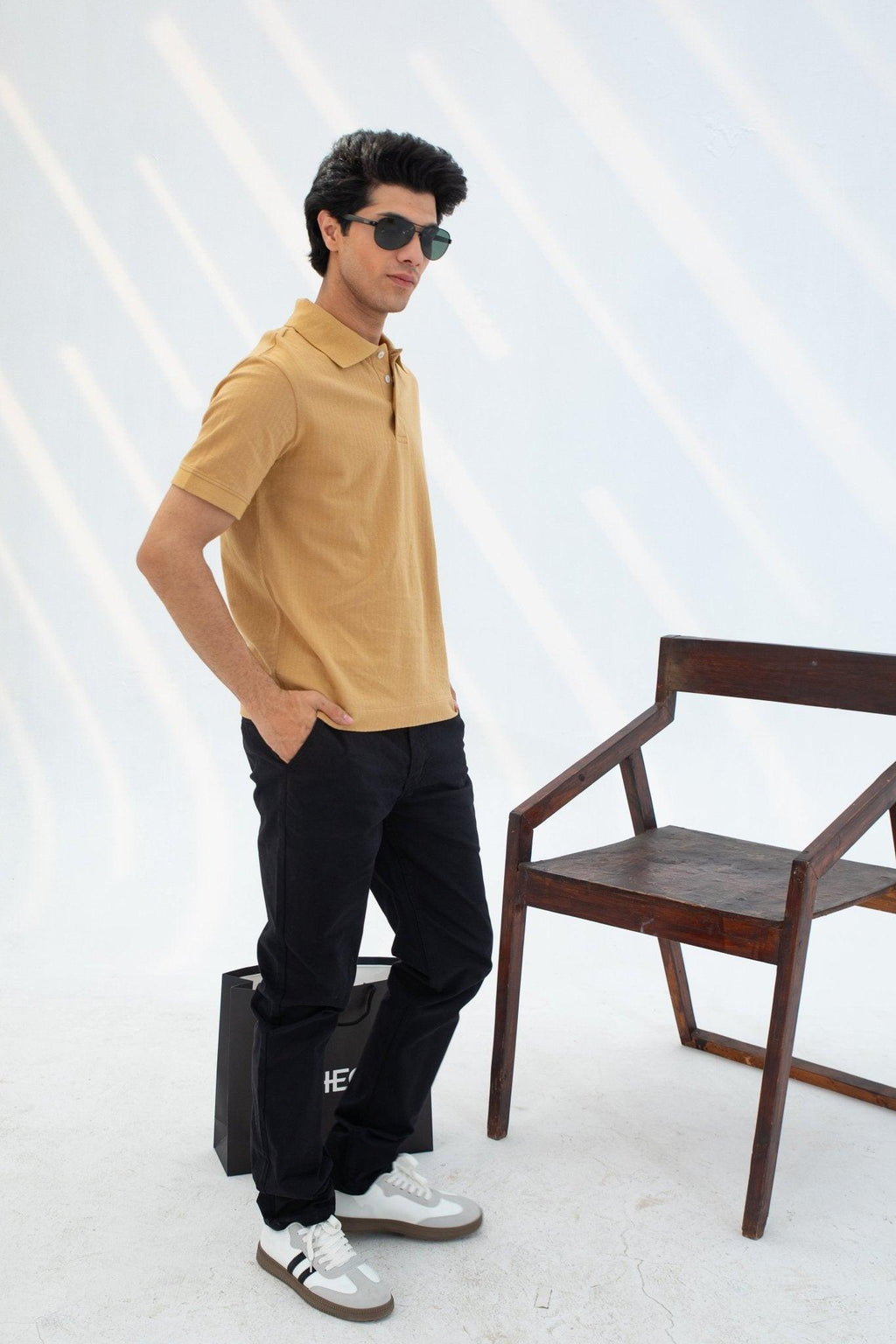Jacquard Polo Shirt - CHEC