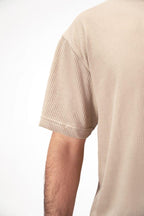 JACQUARD STRUCTURED TEE - CHEC