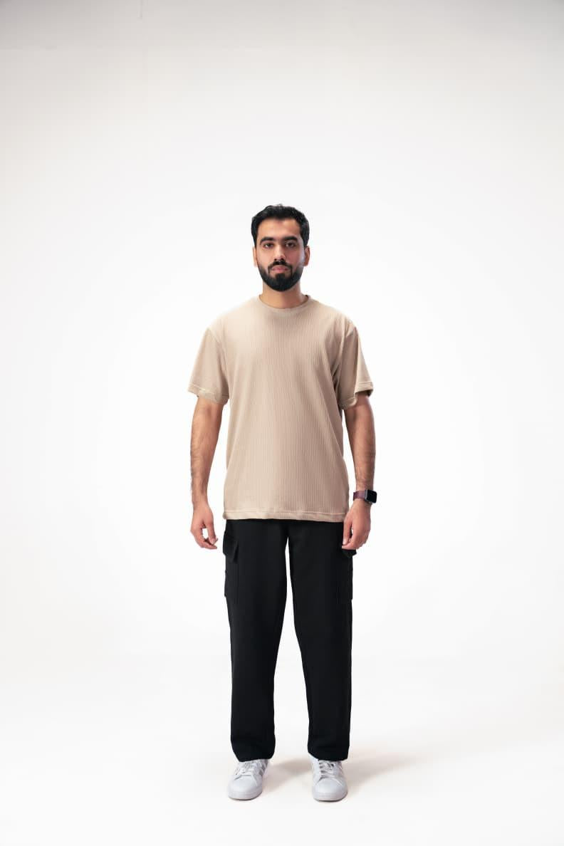 JACQUARD STRUCTURED TEE - CHEC
