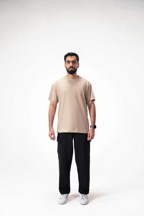 Urban Fit-Jacquard Structured Tee