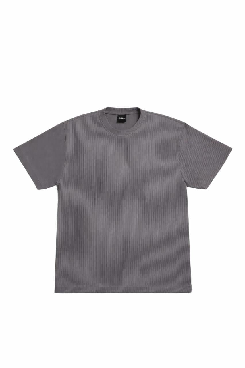 JACQUARD STRUCTURED TEE - CHEC