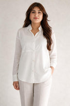 Linen Blend Shirt - CHEC