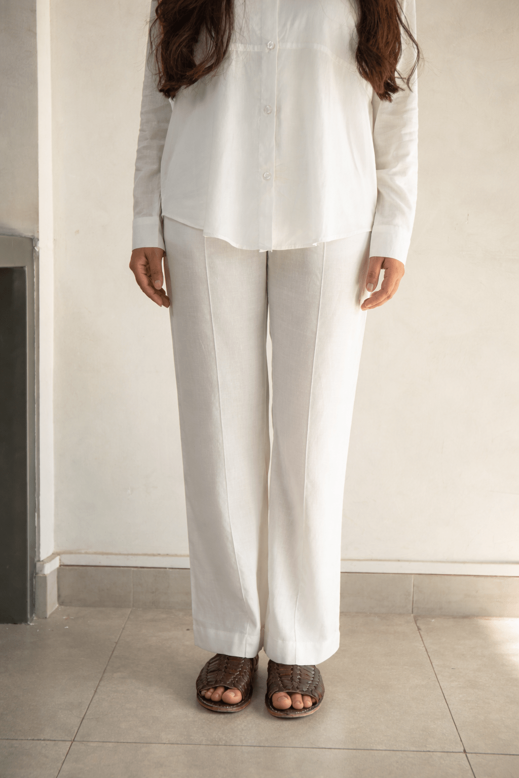 Linen Blend Shirt - CHEC
