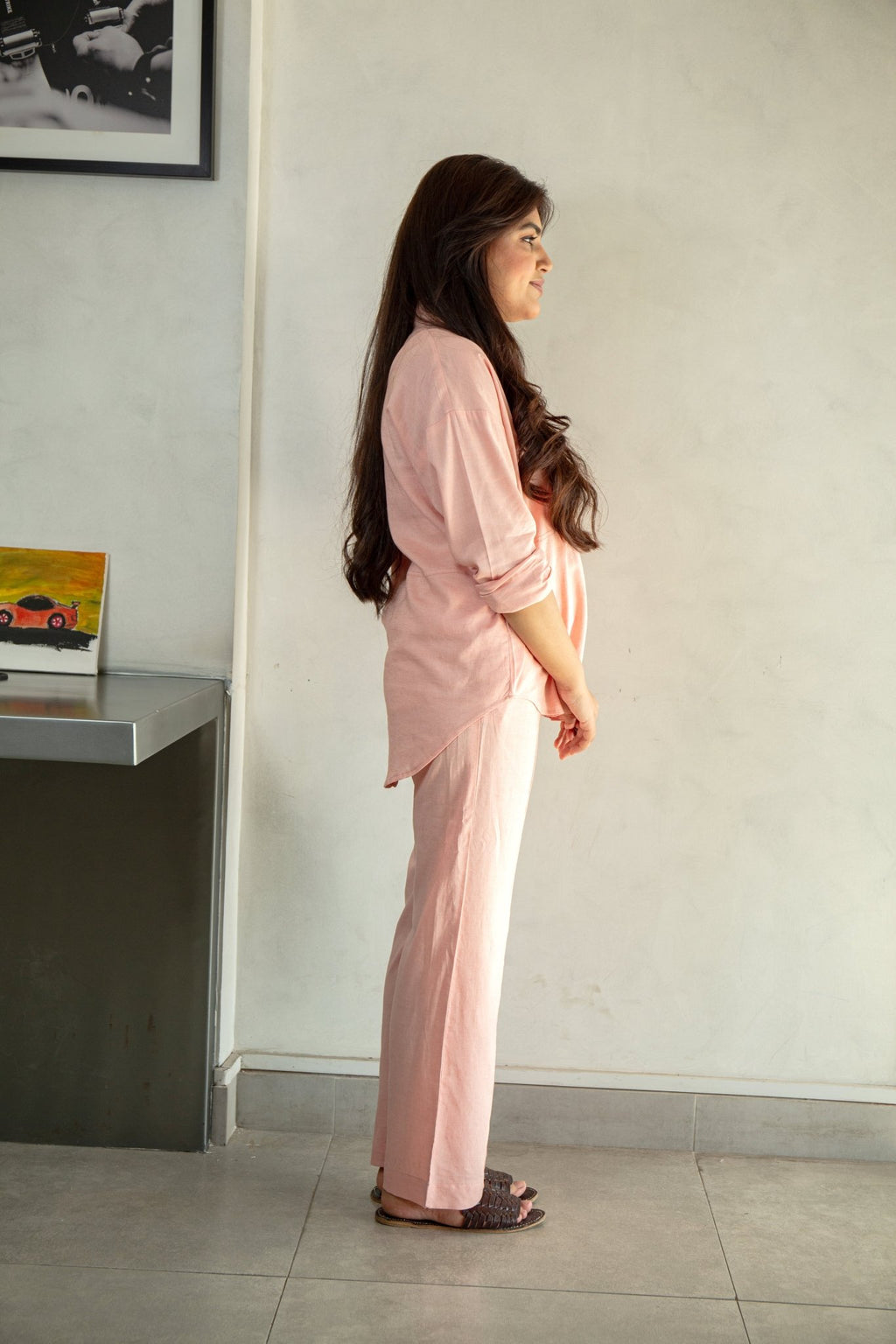 Linen Blend Shirt - CHEC