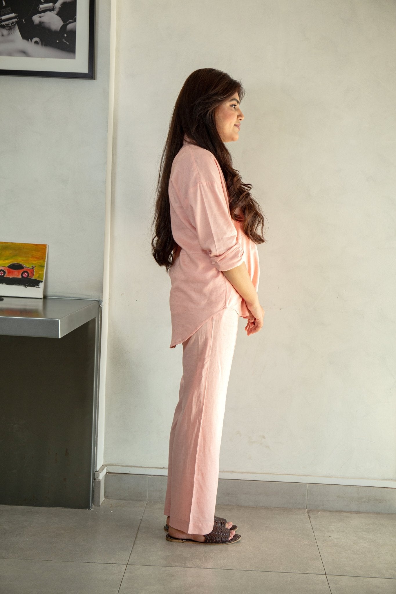 Linen Blend Shirt - CHEC