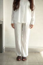 Linen Blend Trouser - CHEC
