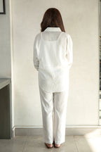 Linen Blend Trouser - CHEC