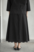 Midi Embroidered skirt - CHEC