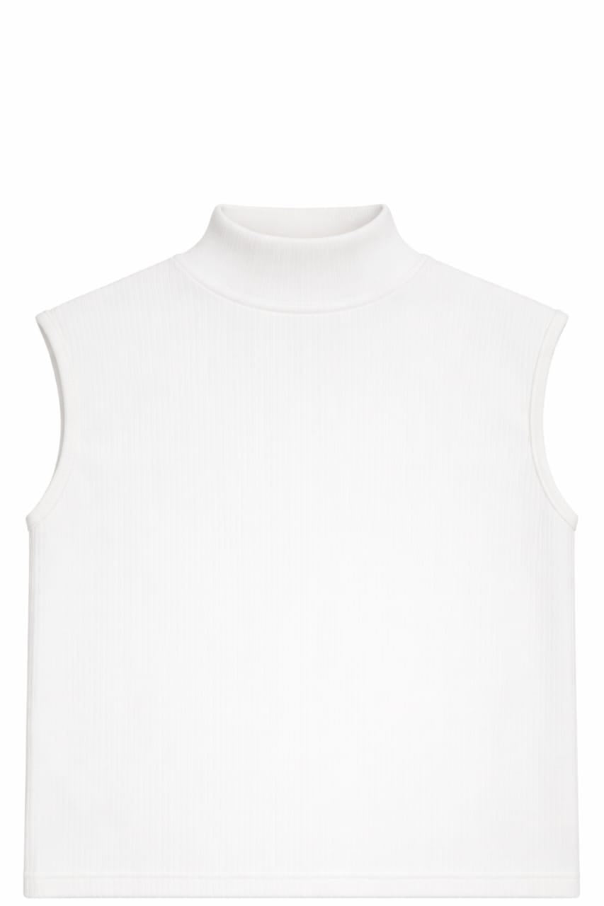 Opal Sleeveless Top White Flatlay Marshmallow