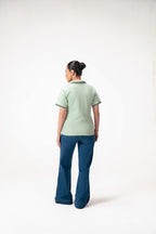 RETRO FLARED JEANS - CHEC