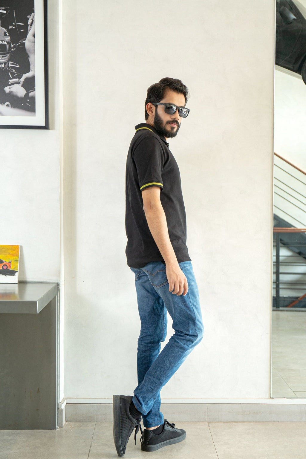 Signature Tipped Pique Polo - CHEC