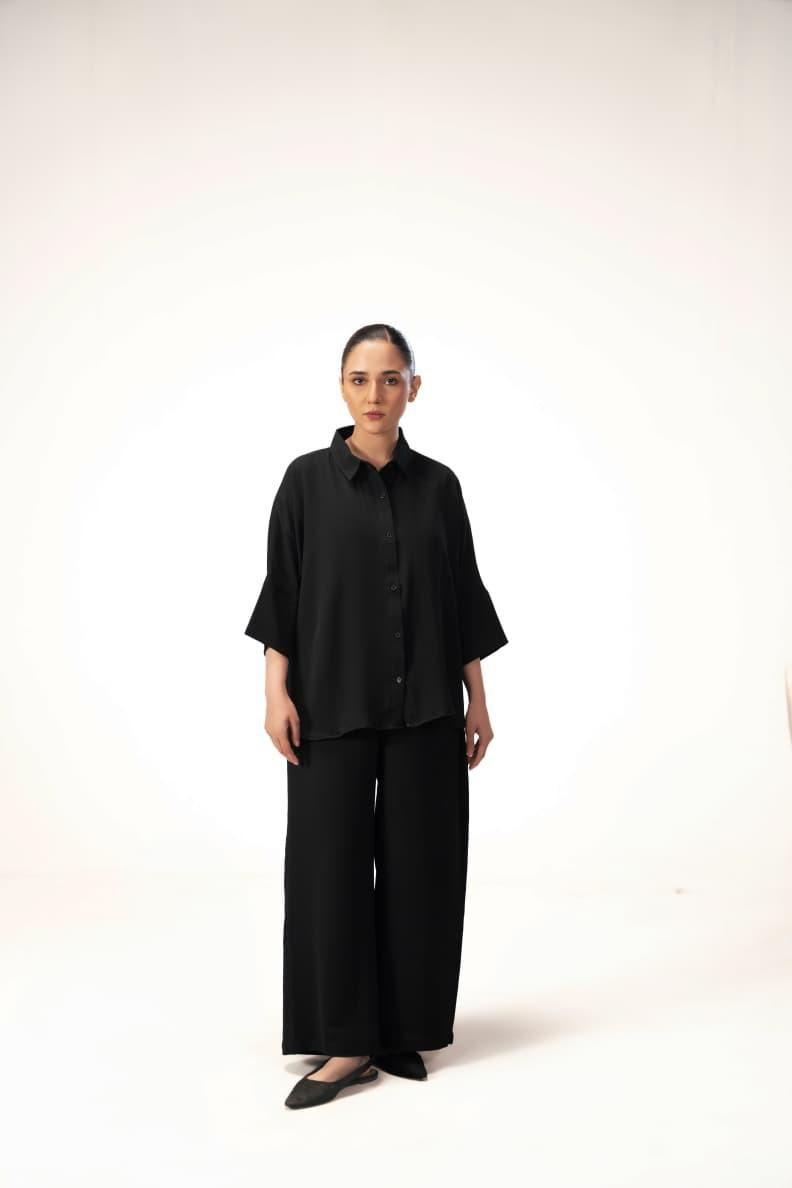 SOFT FLOWY CO - ORD SET - CHEC